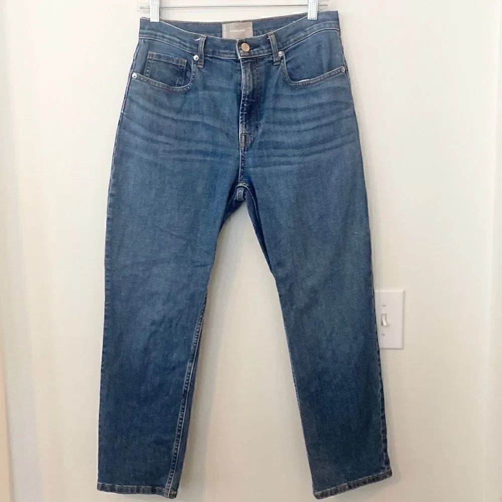 Everlane High Rise Straight Ankle Jeans 29
